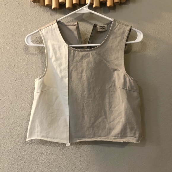 (SOLD) Colorblock sleeveless top - Picture 2 of 2